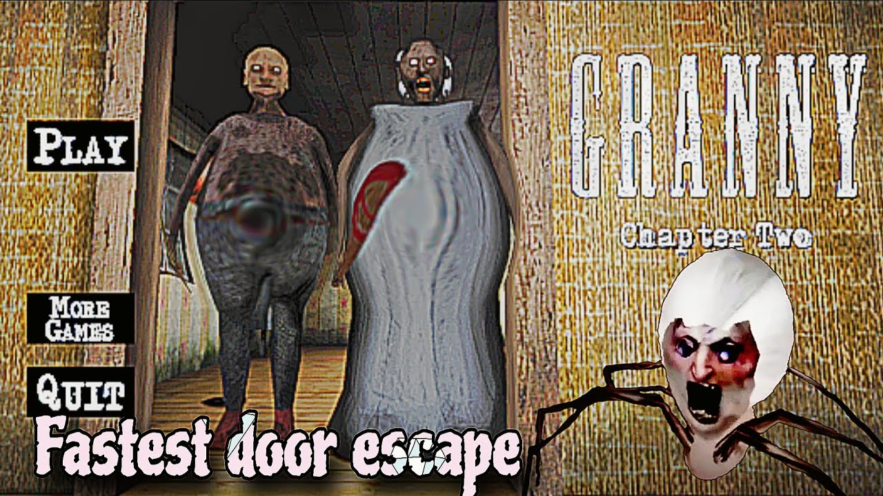 Granny chapter 2 - Fastest door escape 🤯 | In Dark mode 🥶 | Granny beat me brutally 😭  best gameplay