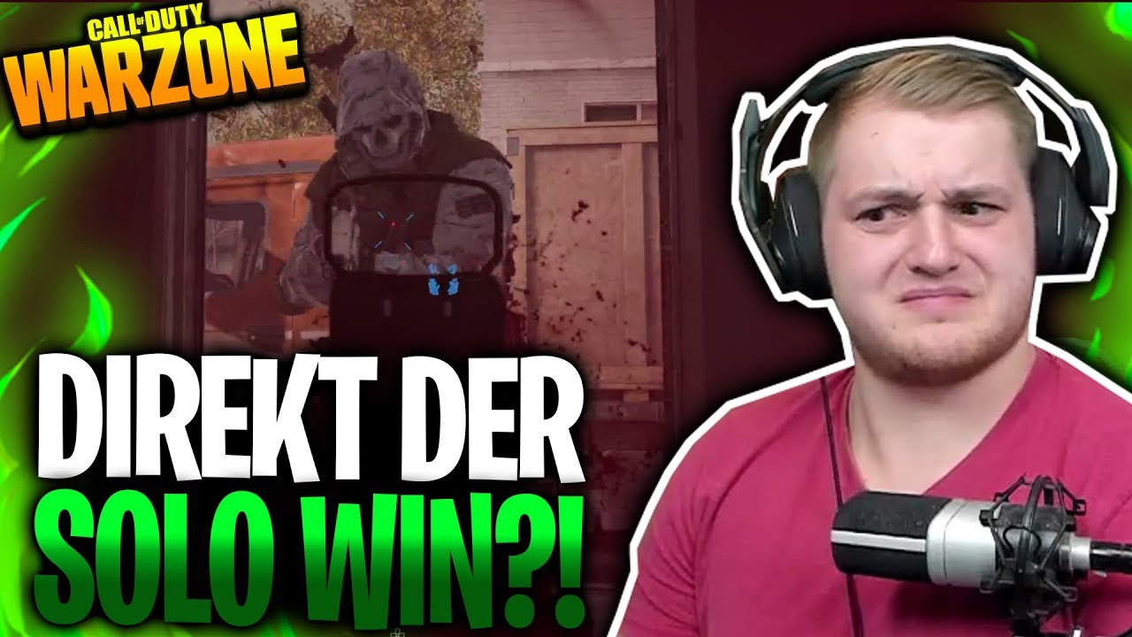 Schaffe ich direkt den ERSTEN SOLO WIN in Warzone?! 😳🏆 | CallOfDuty: Warzone