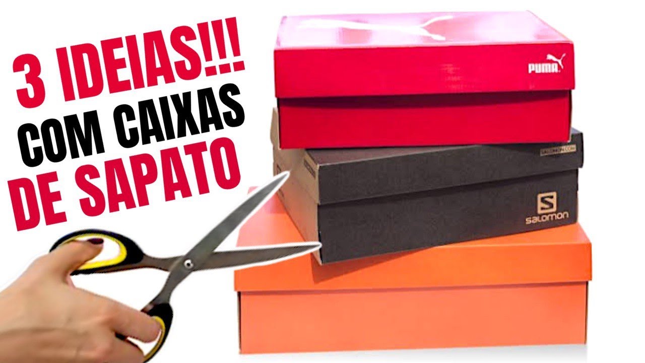 3 IDEIAS INCRÍVEIS PARA DECORAR CAIXAS DE SAPATO | ORGANIZADORES | SHOW DE ARTESANATO