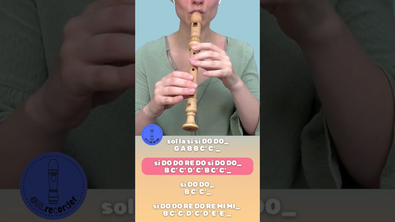 🪈Dancing Queen (ABBA) - tutorial para flauta doce.
