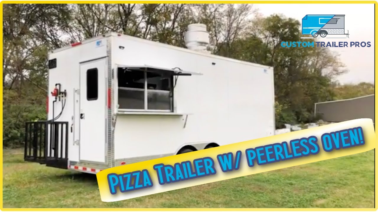 20' Pizza Trailer with Peerless Pizza Oven