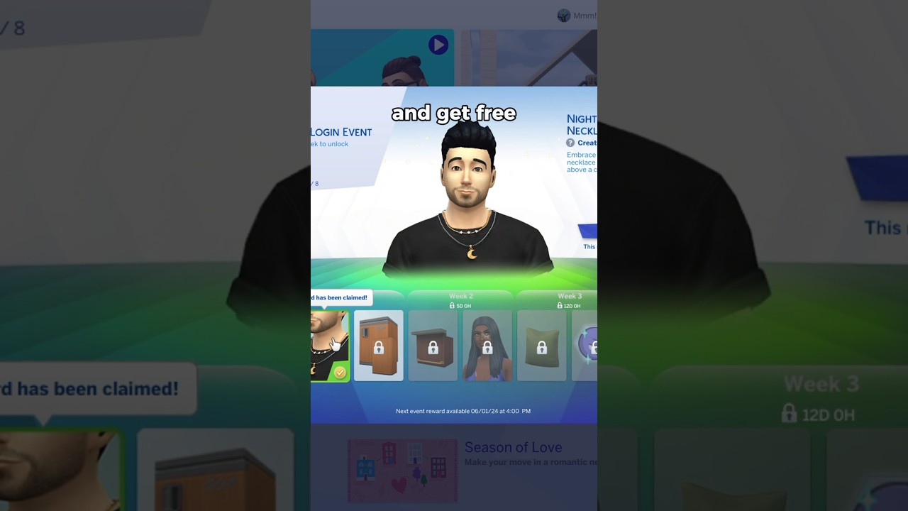 The Sims 4 has DAILY LOGIN REWARDS?? (and how to cheat it) 
