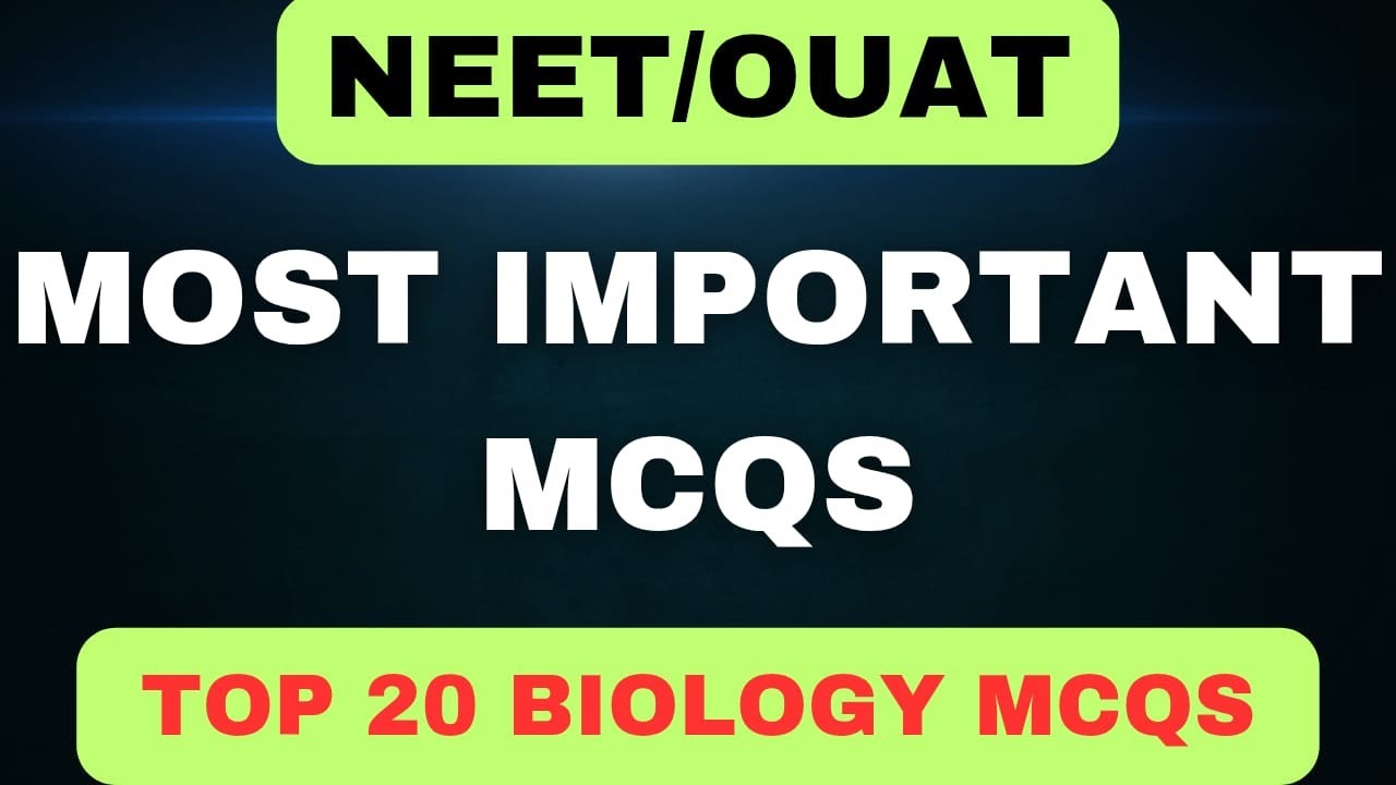 NEET-2026 || Biology || mcq discussion#bidyasagarclasses #neet  #ojee2025