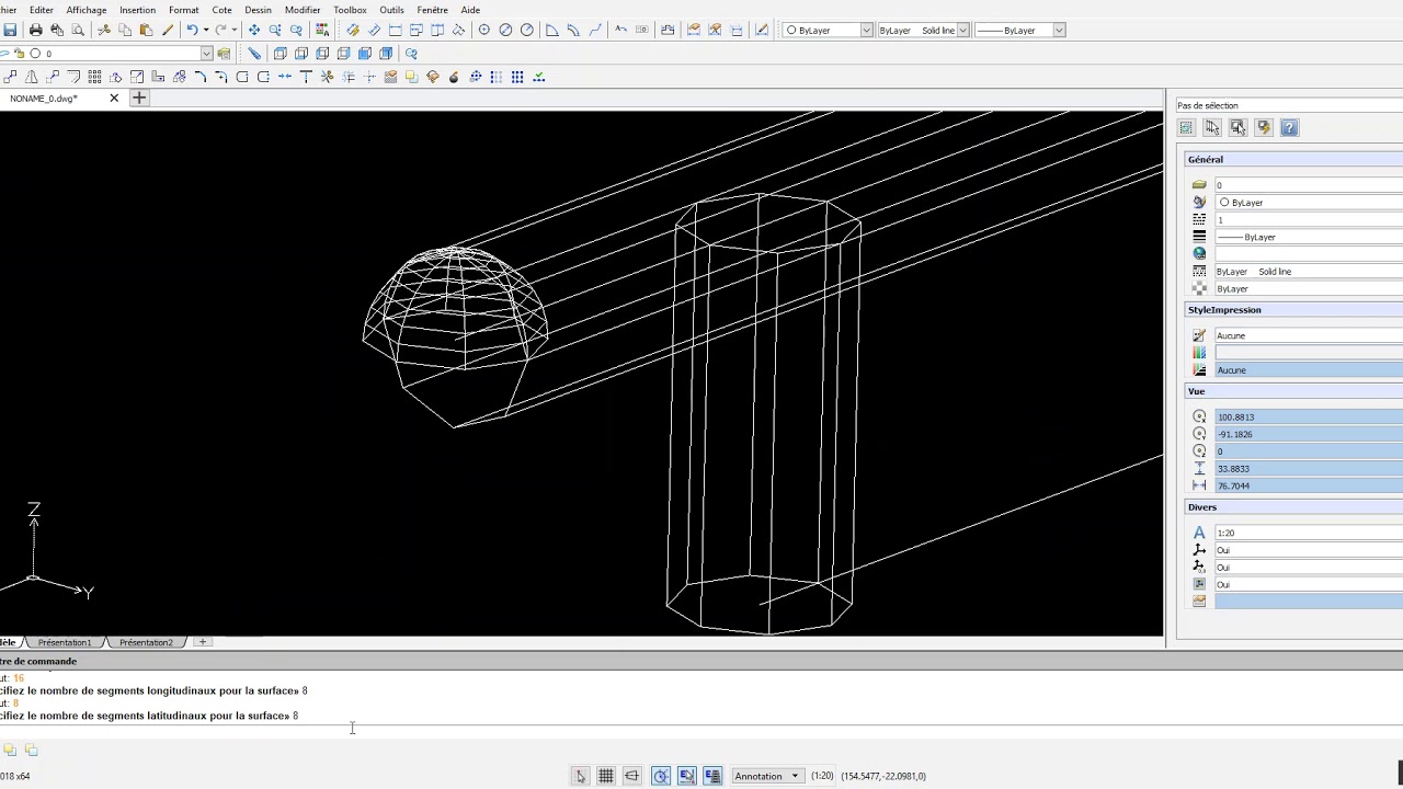 PolyBoard modélisé un accessoire 3D avec Draftsight