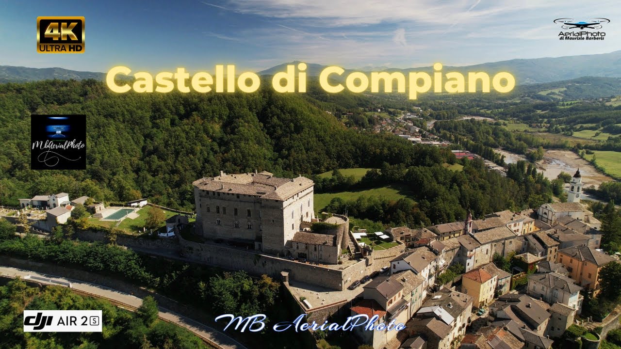 Castello di Compiano Parma Emilia Romagna djiair2s