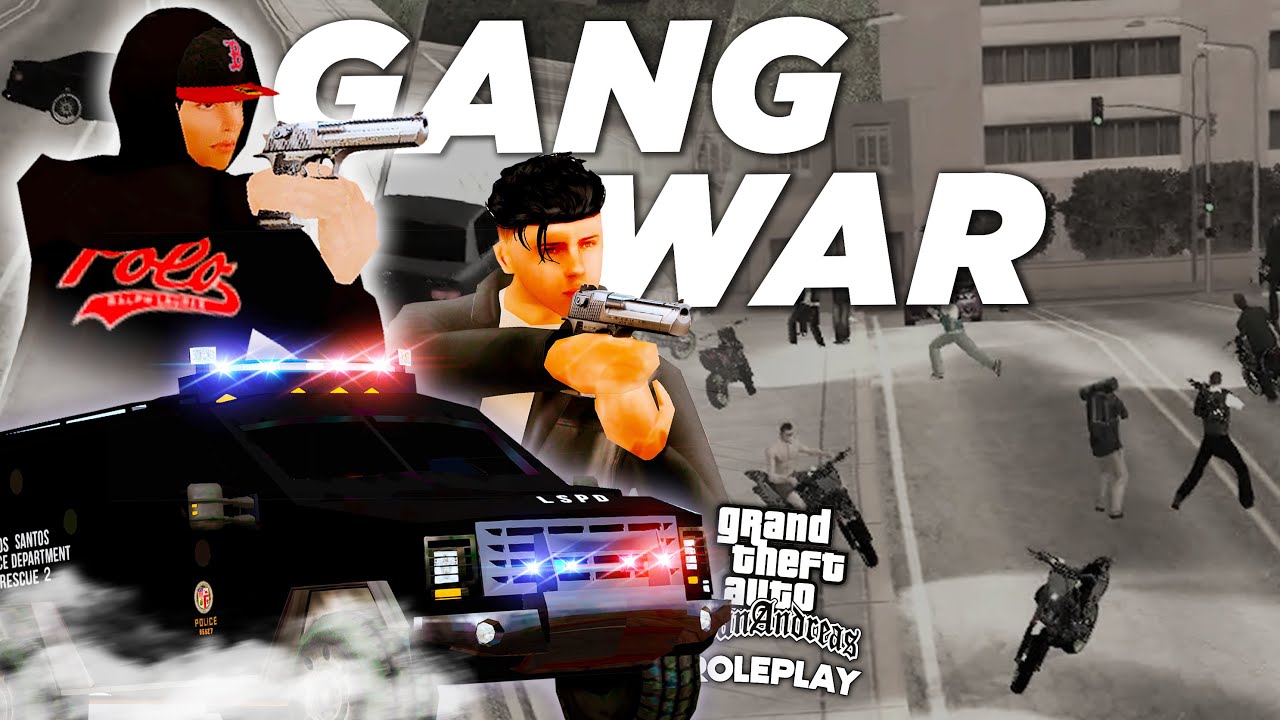 GANG WAR LOS SANTOS BERDARAH! S.W.A.T ON FIRE !! GTA SAMP JGRP