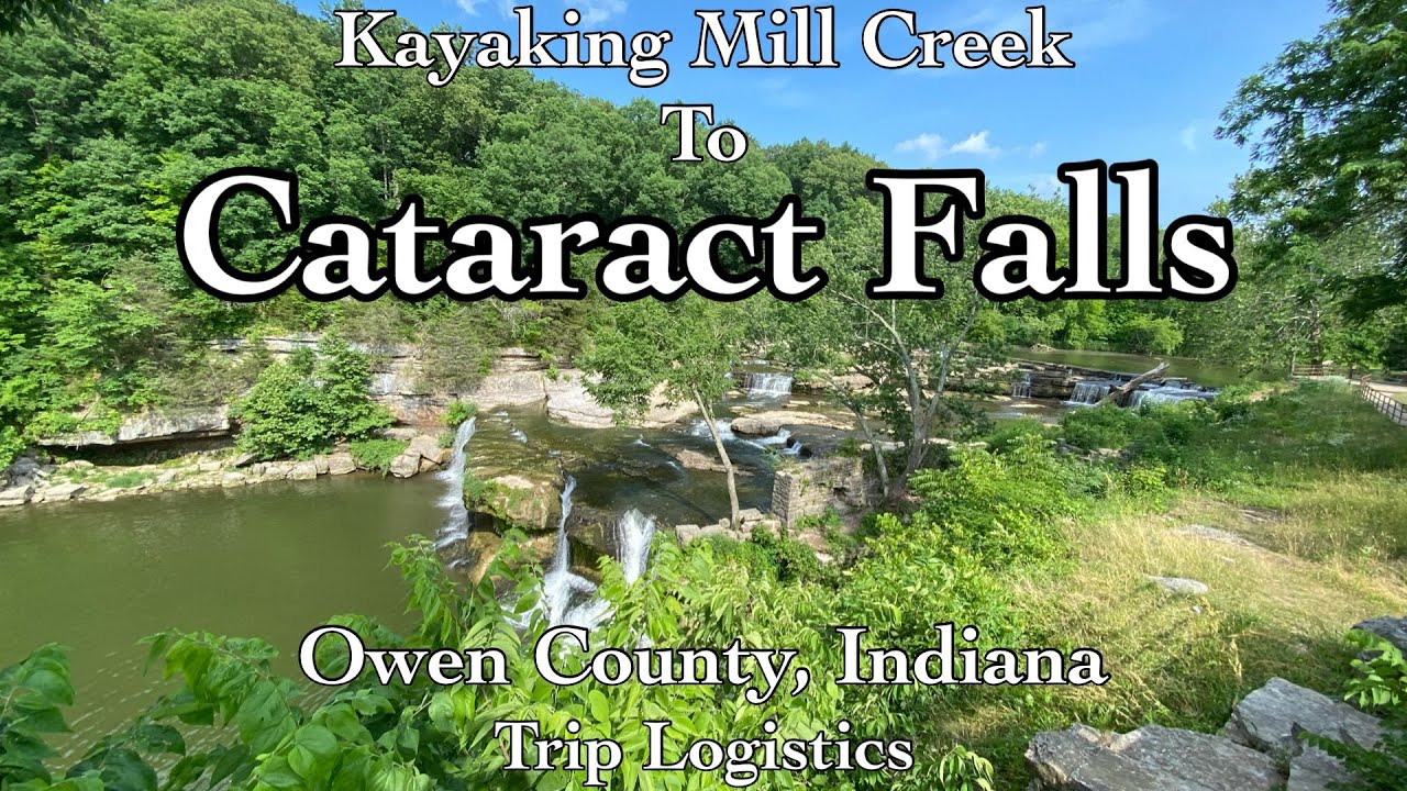Kayak Adventure to Indiana's Largest Waterfall (Cataract Falls)