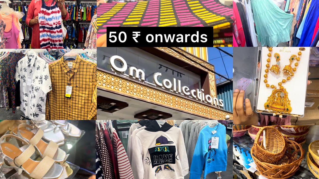 Om Collections | near Peenya | Full Tour of kids,ladies & Men’s wear | Foot wear,Household & jewels