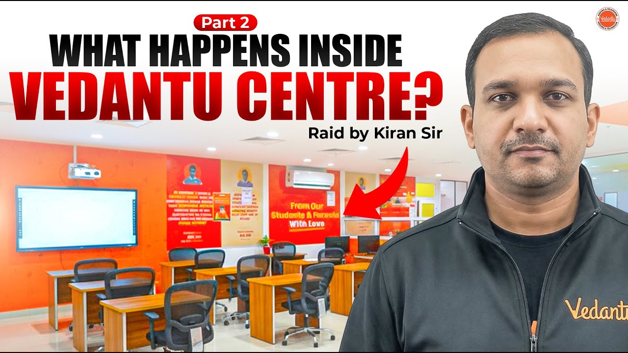 Vedantu Learning Centre Madhapur Part -2 | What happens Inside? Exclusive Raid by Kiran Sir