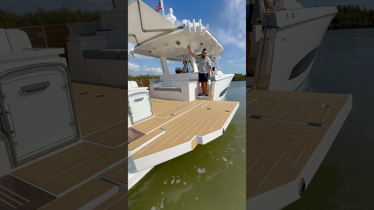 Are you a fan of the folding hull sides we&rsquo;re seeing on boats like the Regal Boats 43 SAV?