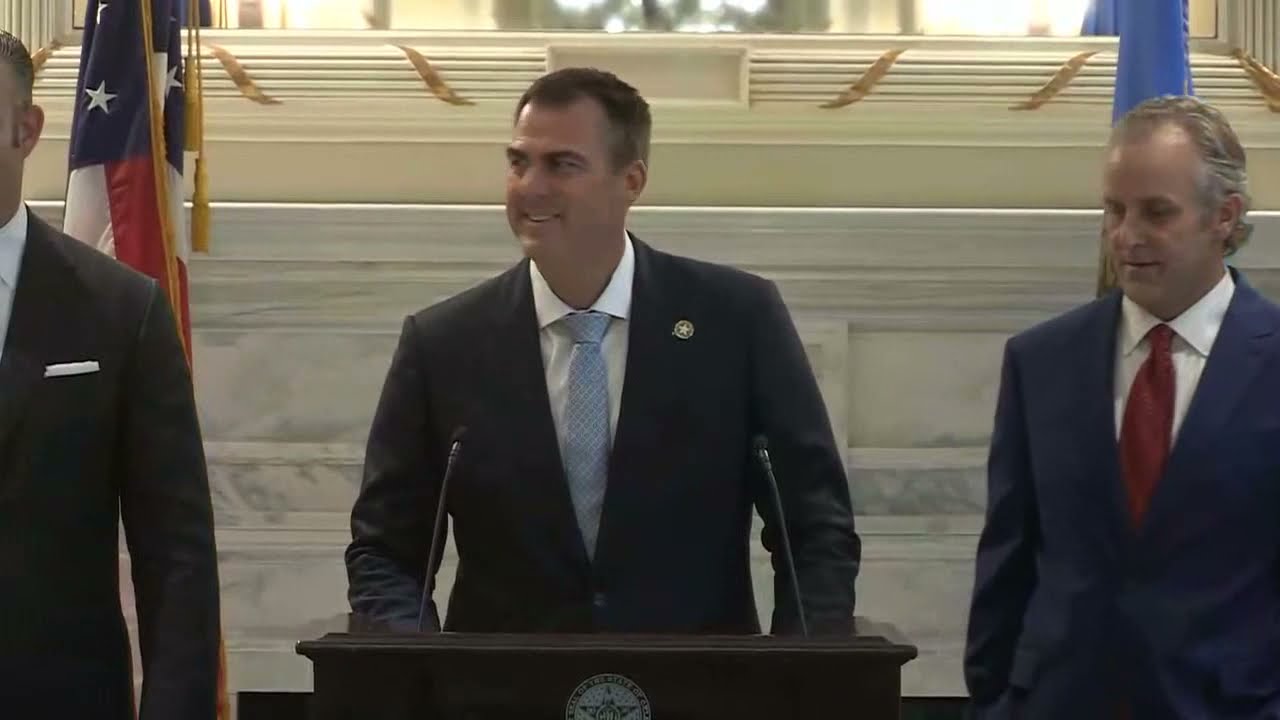 Governor Stitt, House and Senate Leadership, announce state budget agreement