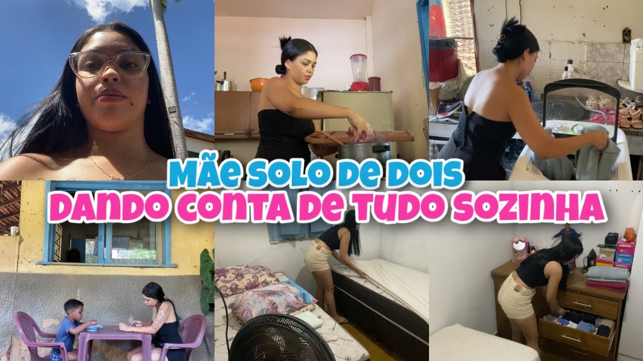 ROTINA MÃE SOLO | almoço | limpeza e organização na casa | minha filha vai estudar em outra escola 💖