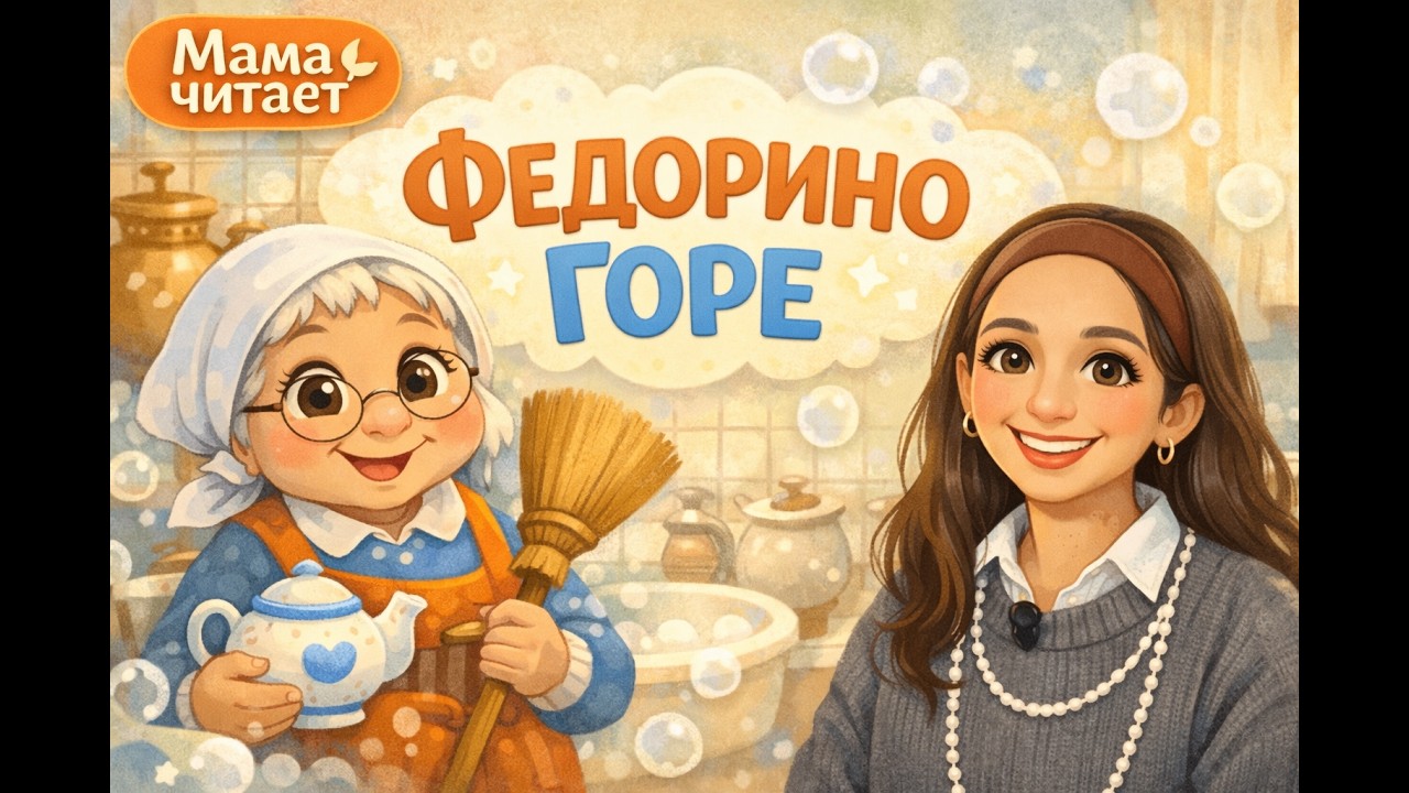 Федорино горе 📚✨ | Добрая сказка Корнея Чуковского | Мама читает
