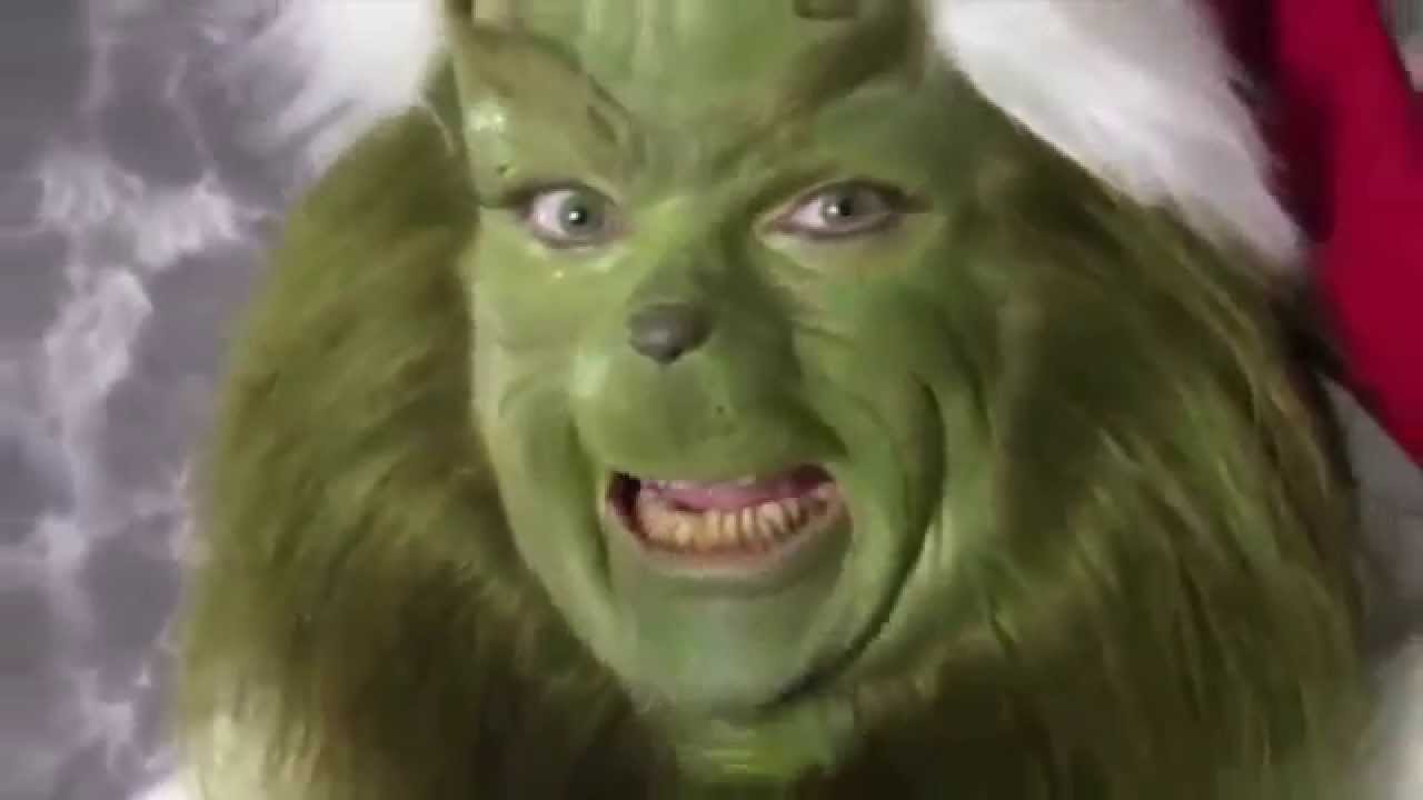 Grinch Impersonator - Make Up Application
