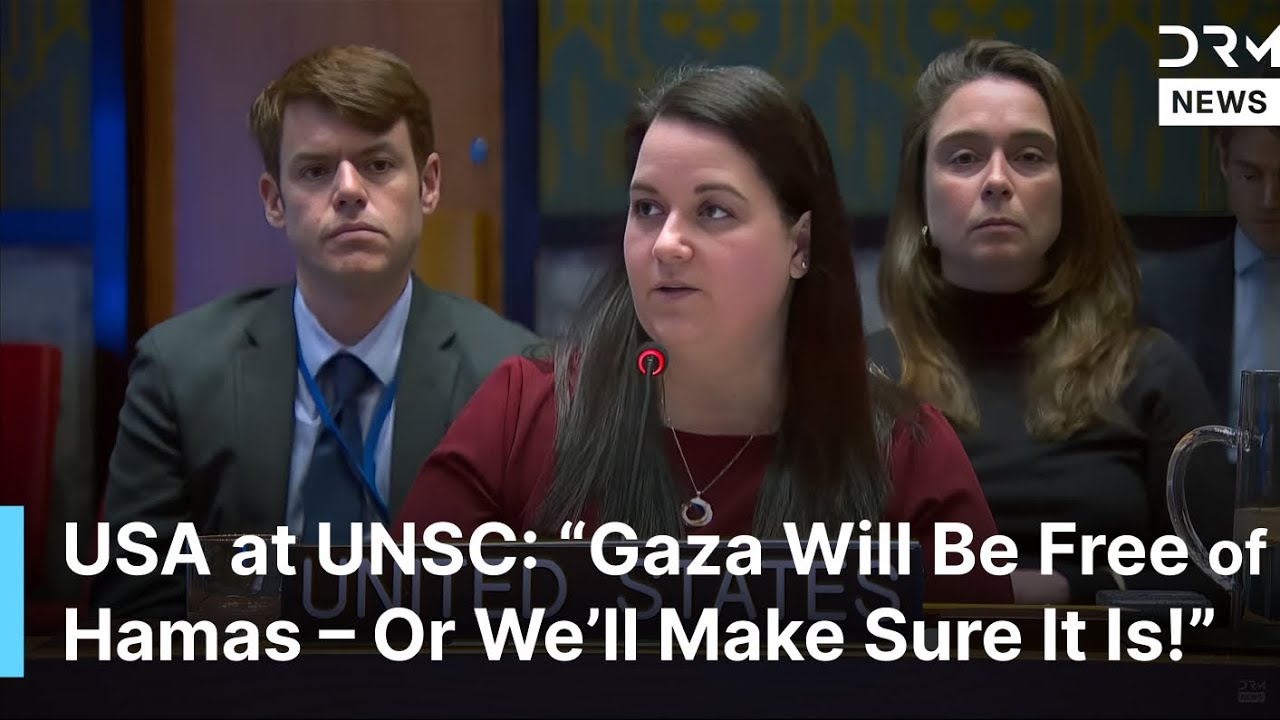 FULL REMARKS: &ldquo;Fund Our Stabilization Force or Hamas Returns&rdquo; USA to World | DRM News | AC1F