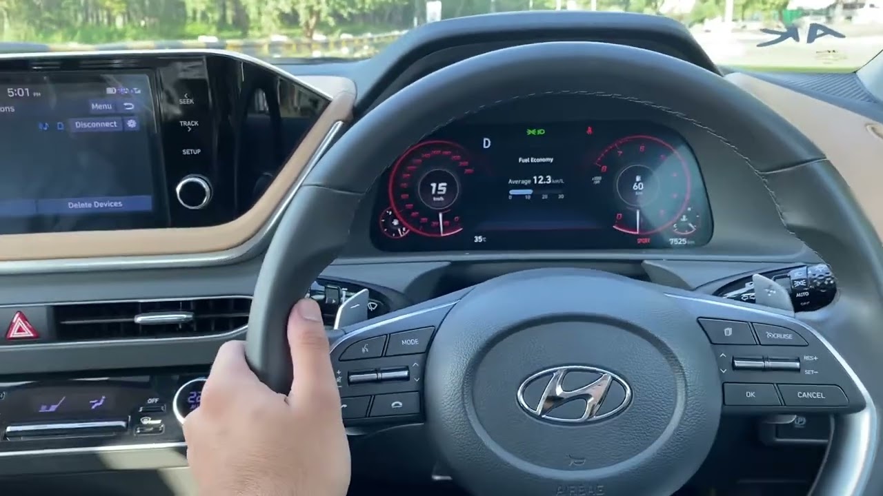 Hyundai Sonata | 0-100 km/hr in 8.5 seconds | beautiful display ❤️ | 