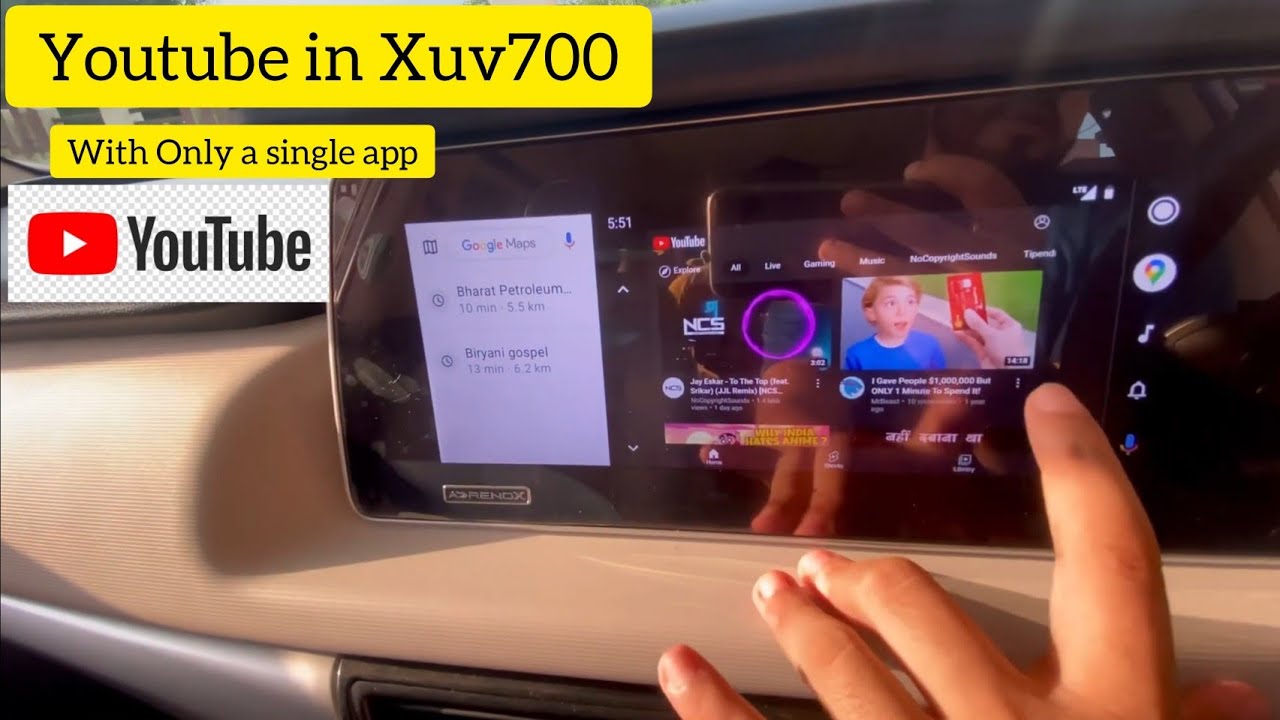 YouTube in xuv700 || how to install YouTube in xuv700 , Scorpion , fortuner in 1 easy way
