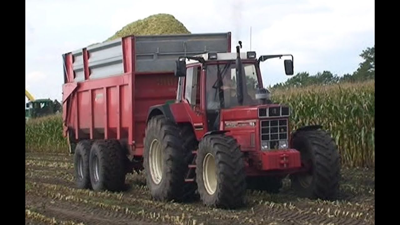 Maïs 2007 Loonbedrijf Smits met International 1455,2x Case IH 1056,Ginaf 6x6, John Deere 6910,Vaia