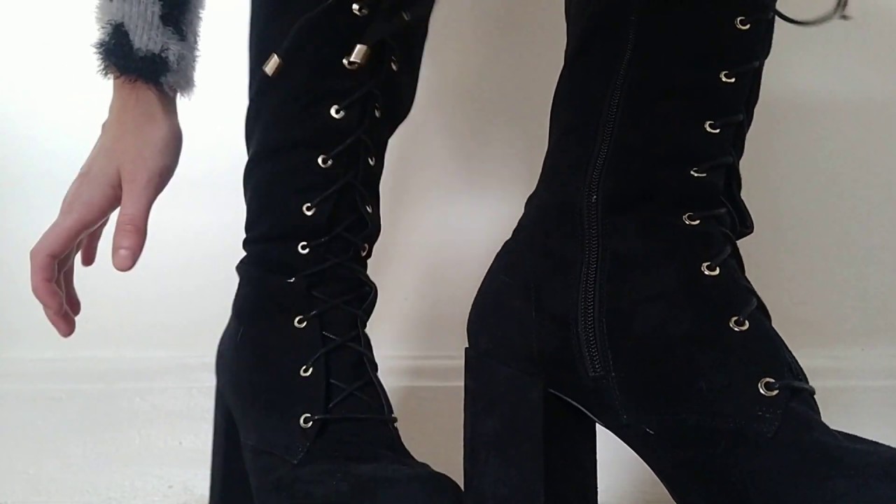ASMR | New Heel Boots (boots are made for walking and rubbing)
