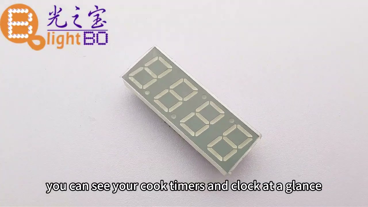Induction Cooker LED Clock Module: 4-Digit, 7-Segment, Yellow-Green Display
