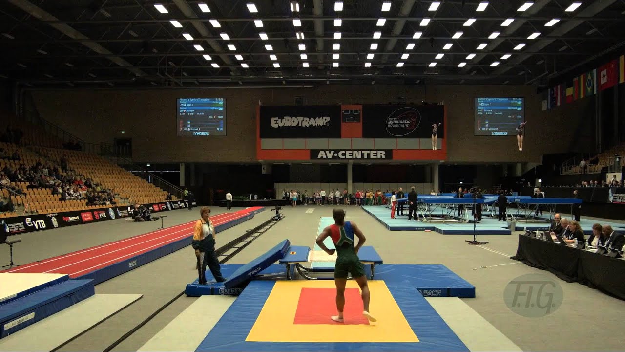TLAKA Sebolai Offering (RSA) - 2015 Trampoline Worlds - Qualification Double Mini Routine 1