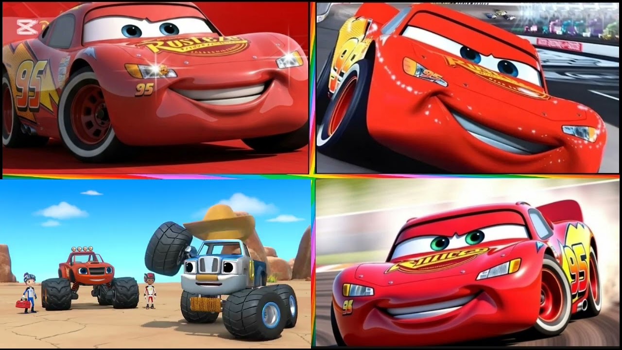 The Lightning McQueen Car Eater vs Police Cars |