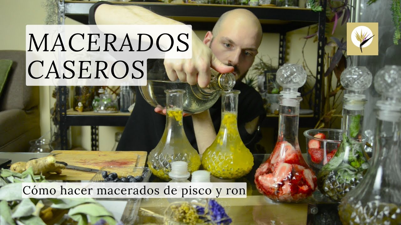 Cómo hacer macerados caseros - Florería Intensodeflores