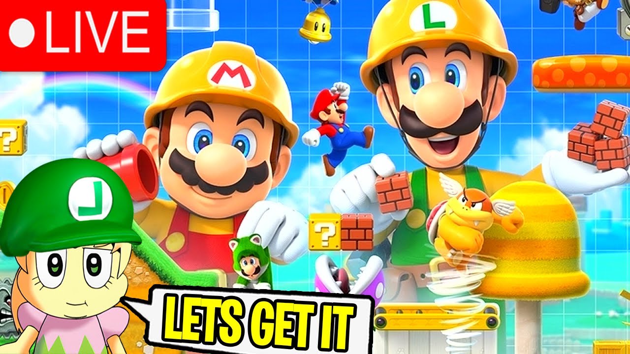 Super Mario Maker 2 + Viewer ID! [ LETS GET IT! ]
