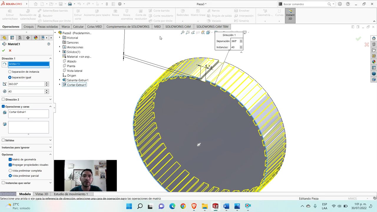 6.1. Práctica en SolidWorks, Poleas Dentadas con Catálogos