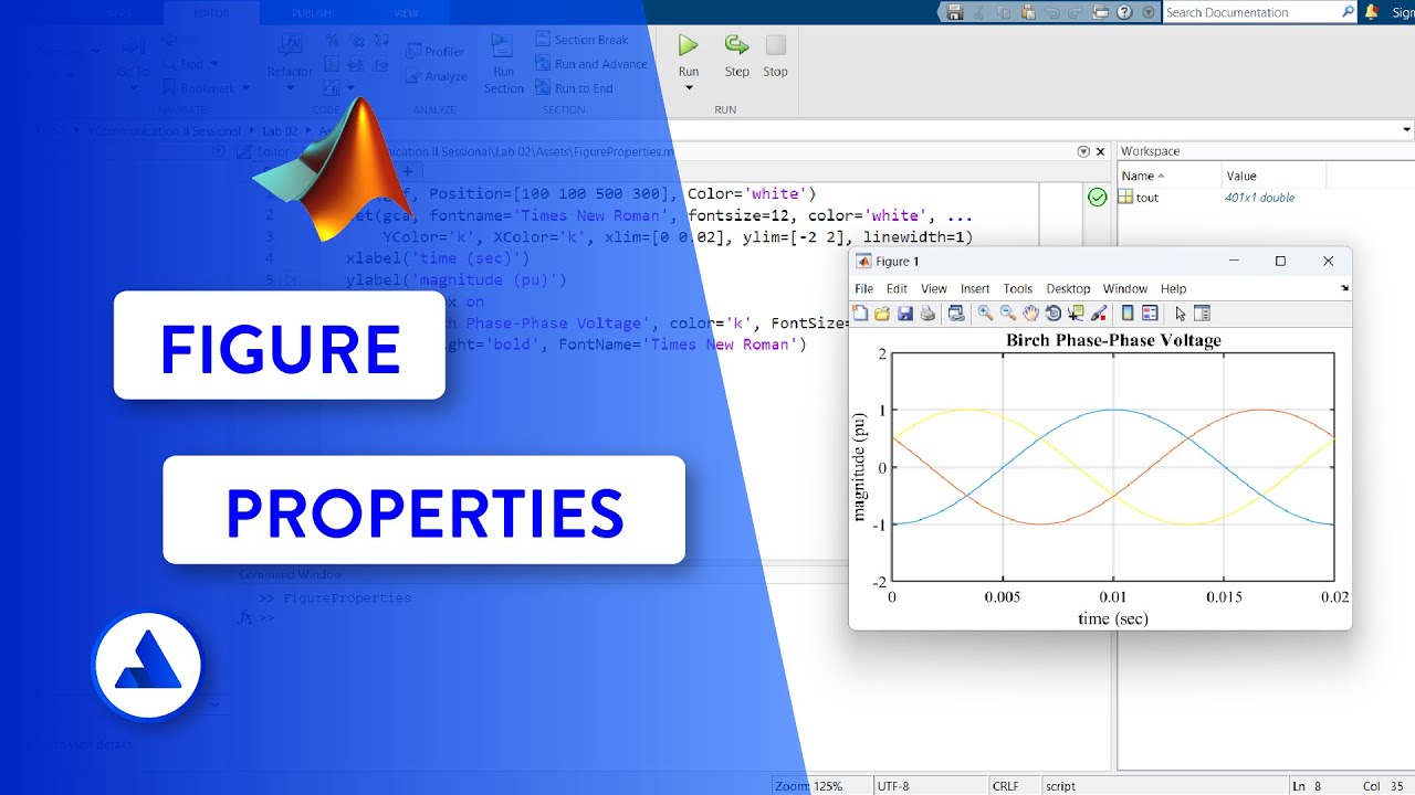 Setting Figure Properties in MATLAB