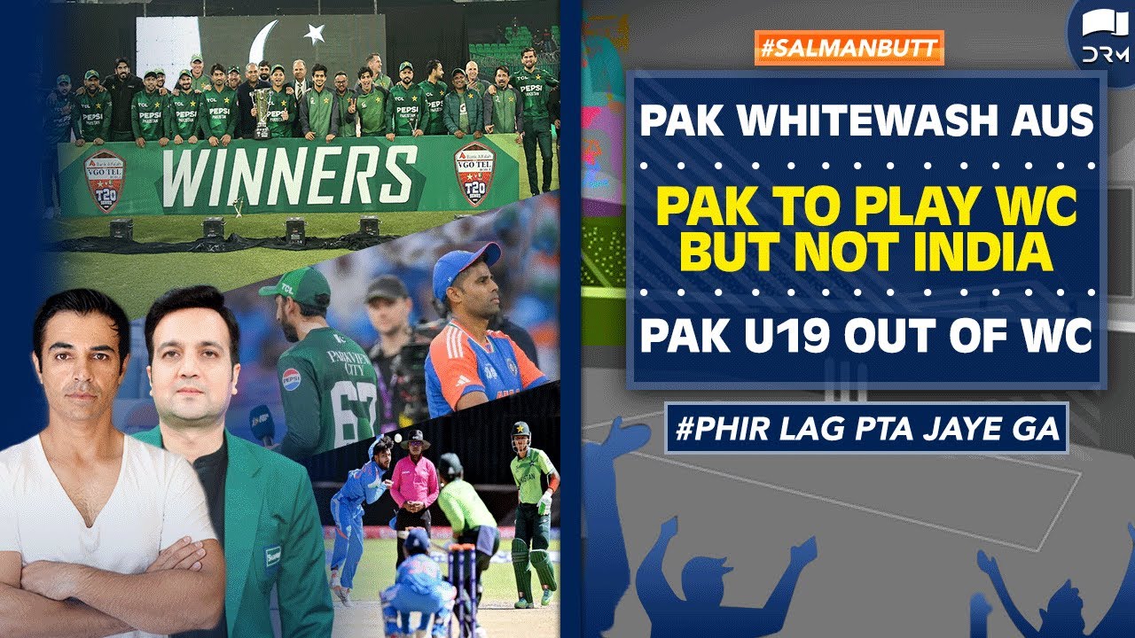 PAK WHITE WASH AUS / PAK TO PLAY WC BUT NOT INDIA