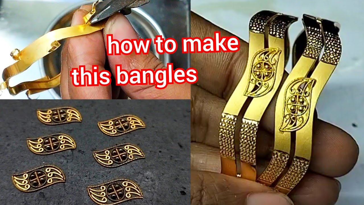22k Gold for jewelry making| New design Bangles make, Ak916gold