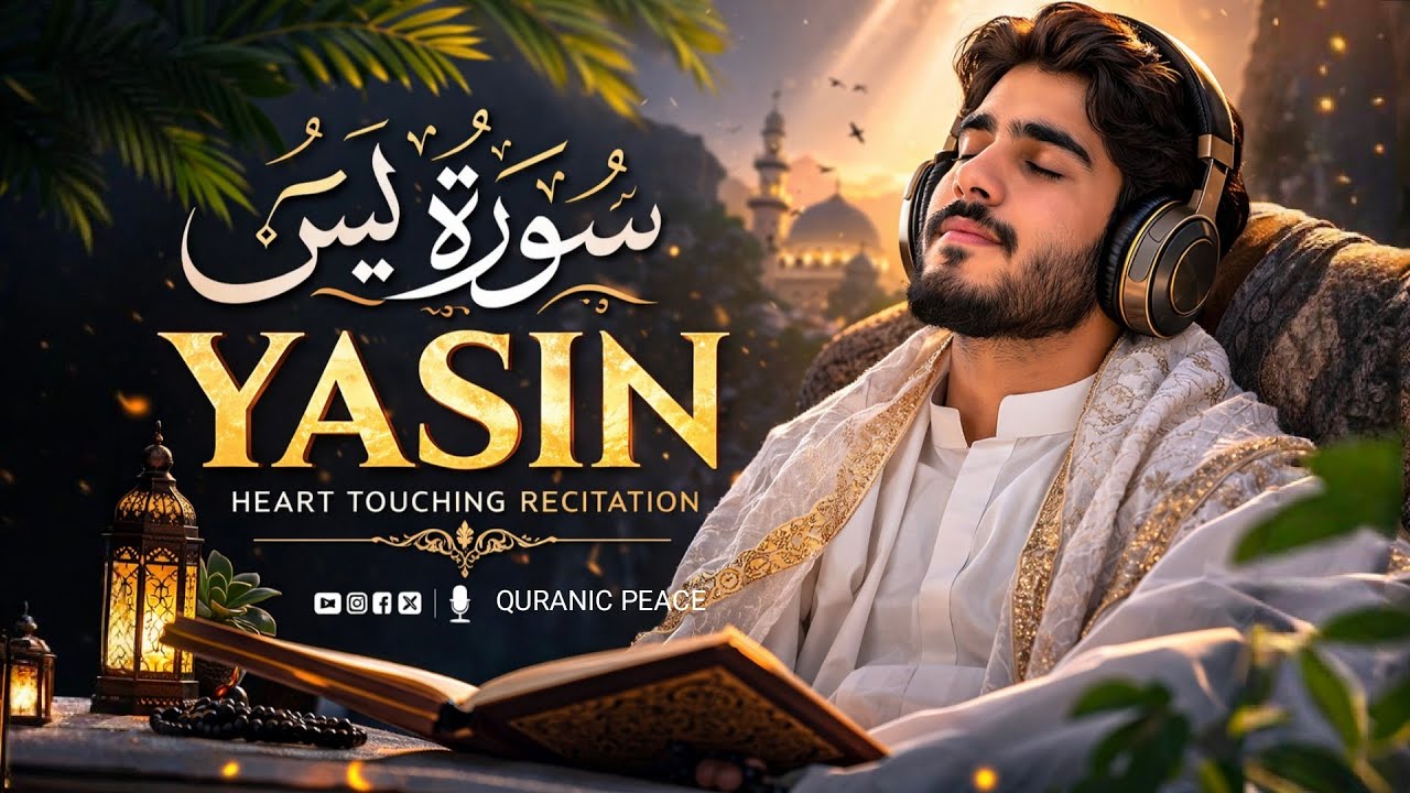Surah Yaseen (Yasin) سورة يس | Peaceful Quran Recitation for Deep Sleep & Relaxation 🌙 