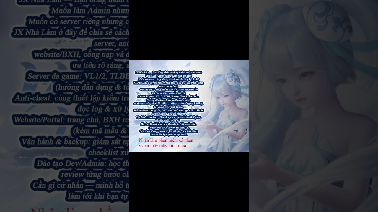 Dạy dev mở tlbb volam1 nè 