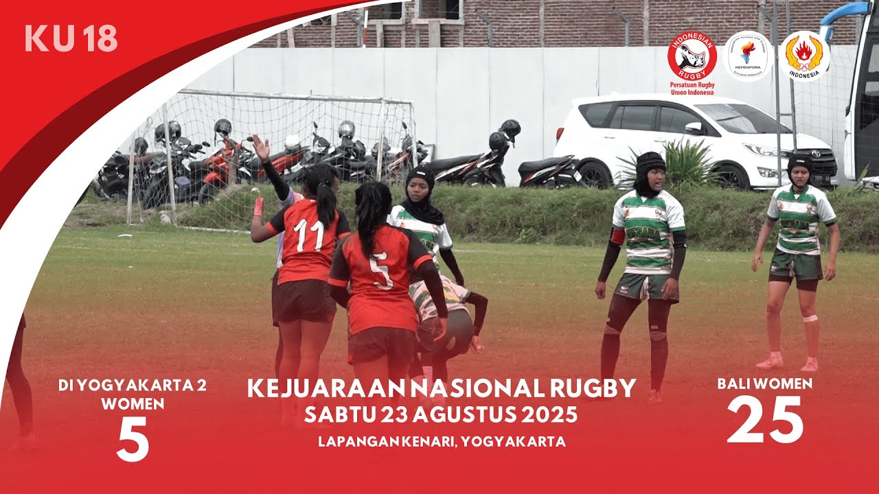 KU 18 DI YOGYAKARTA2 5 vs 25 BALI - Rugby Sevens Putri - Pool Z KEJUARAAN NASIONAL RUGBY 2025