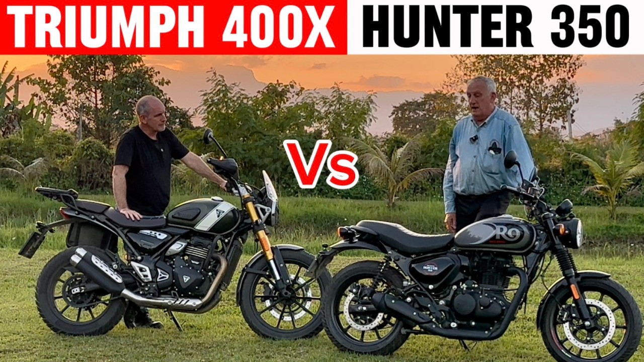 Royal Enfield Hunter Takes on Triumph 400X | Real World Test
