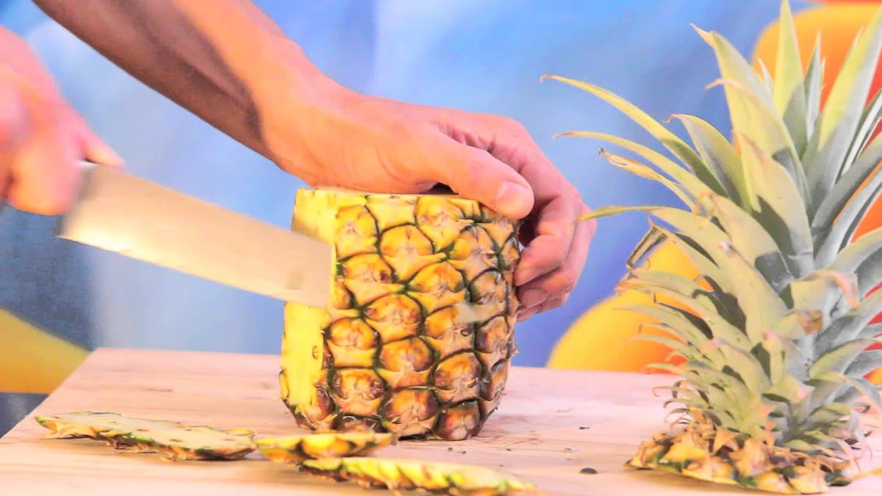 How to eat PINEAPPLE