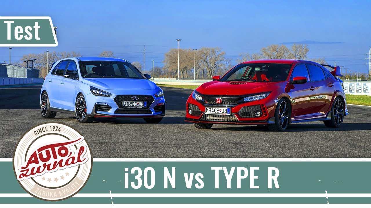 Hyundai i30 N vs Honda Civic Type R: Súboj hot-hatchov