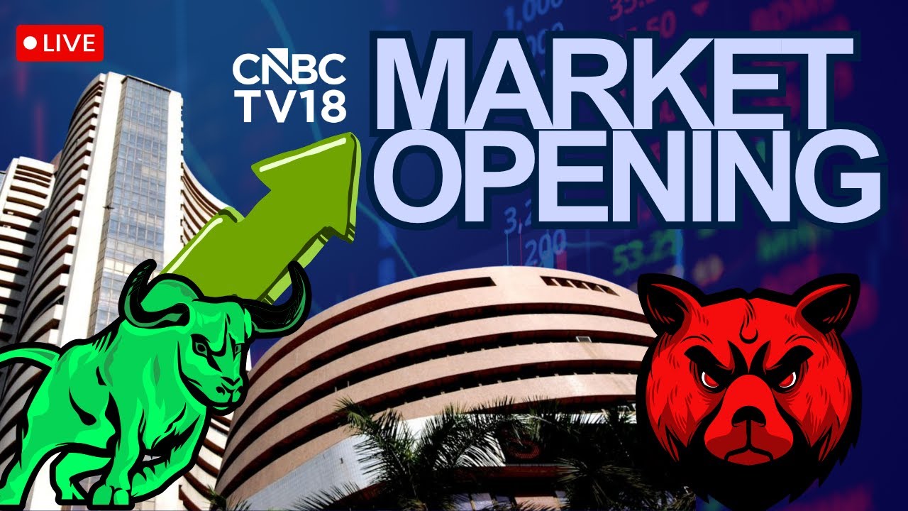 Открытие рынка в прямом эфире | Sensex взлетает более чем на 2500 пунктов, Nifty выше 23850; акци...