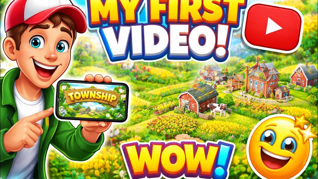 My first video town ship😍❤️ level 5 complete 