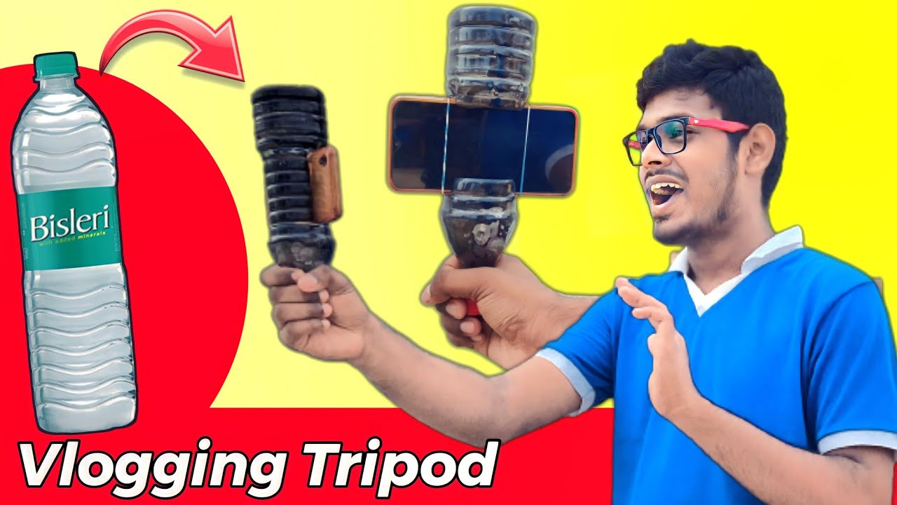 How To Make Tripod For Vlogging - Overhead Videos | How To Make Tripod At Home For Mobile