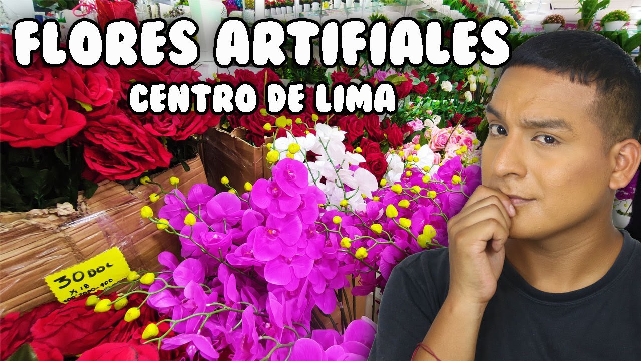 FLORES ARTIFICIALES DEL CENTRO DE LIMA