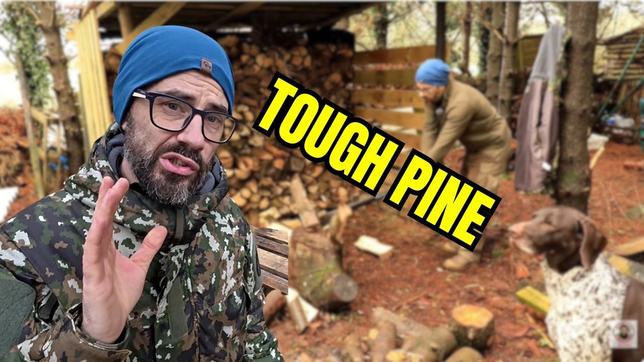 Fiskars X27 Splitting pine