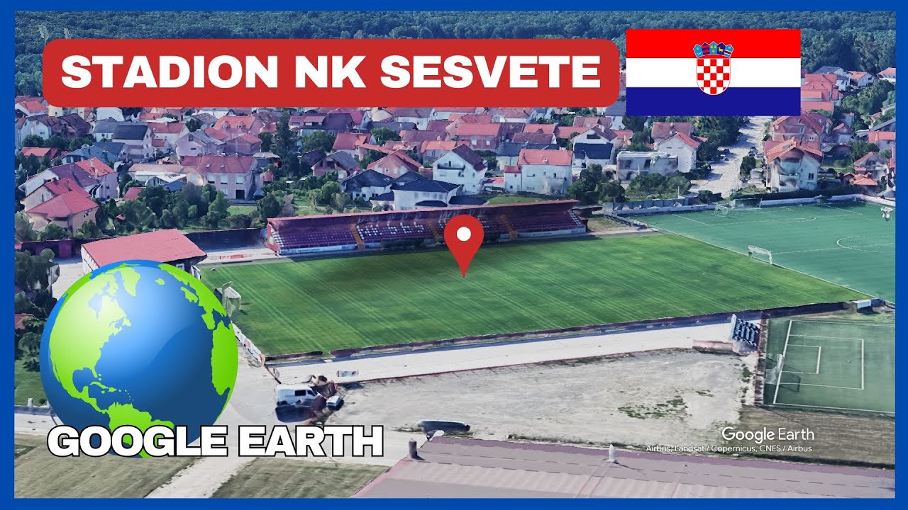 Stadion NK Sesvete in Sesvete, Croatia on Google Earth