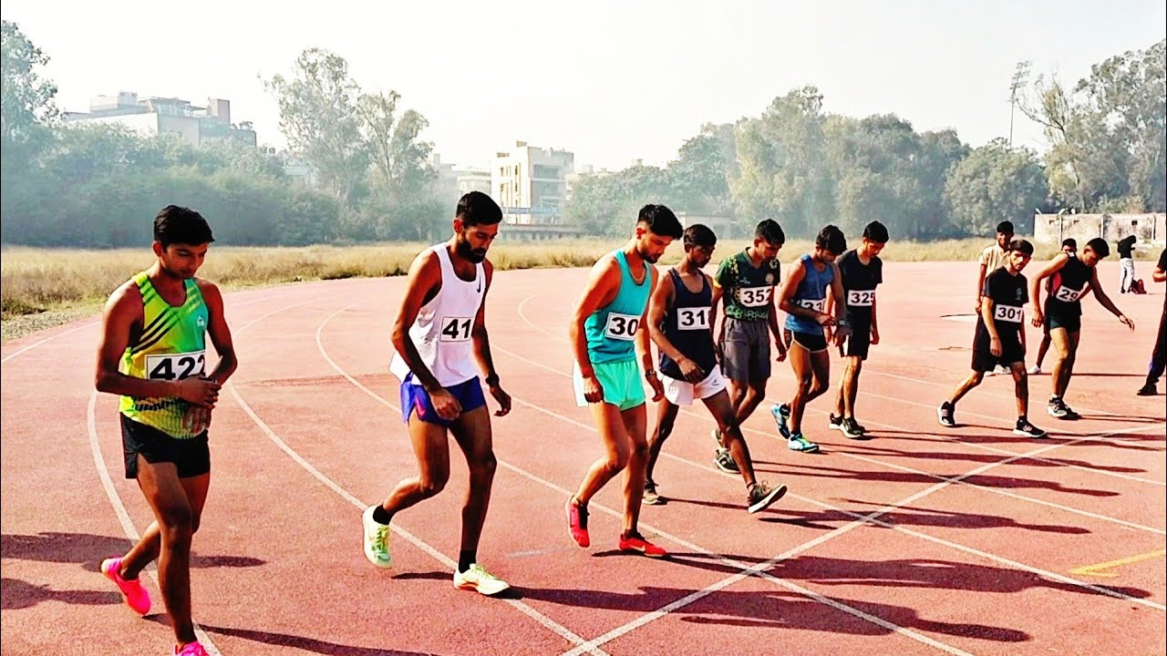 1500mtr boy final race!! Delhi University games!! एक तरफा रेस⏱️#3:54!! inter University times trial