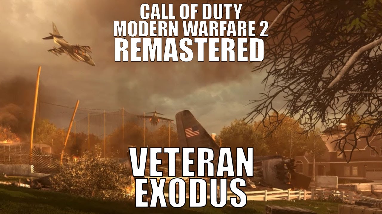 CALL OF DUTY MODERN WARFARE 2 REMASTERED | PC | Veteran | Exodus | Gameplay | 1080P 60FPS