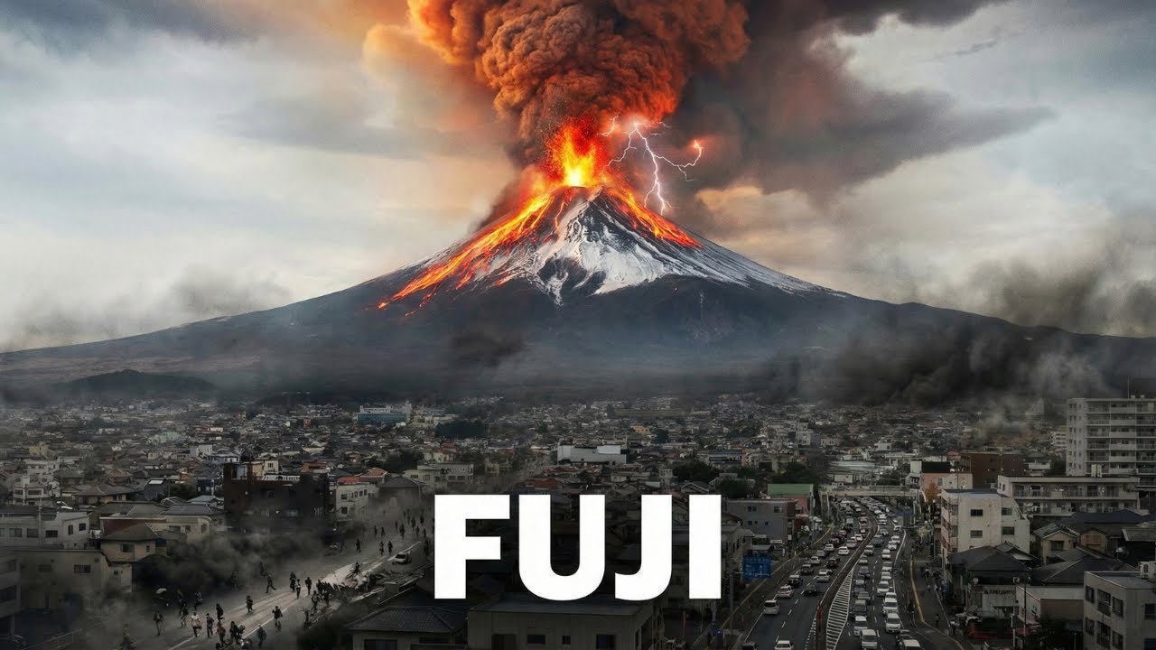 Mount Fuji Eruption Destroys Japan in Ultra-Realistic 4K Disaster Simulation (AI FICTIONAL)
