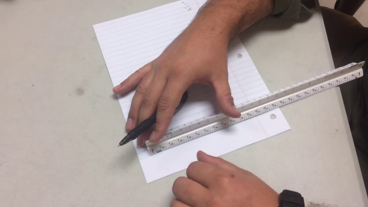 Drawing to scale quick intro