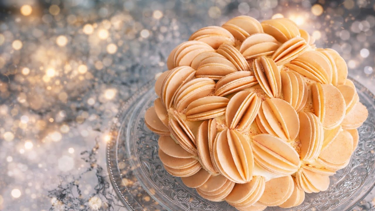 Elegant Cream Cake کیک کریم دار شیک و متفاوت #food#cooking#dessert#easyrecipe