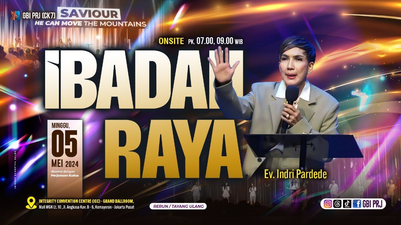 MENJADI ORANG PILIHAN TUHAN - Ev. Indri Pardede - Onsite I & II 05 Mei '24